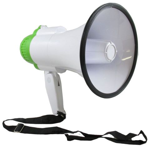 Tekterm Professional Megaphone Blowhorn with Built-in Siren Music and Volume ...