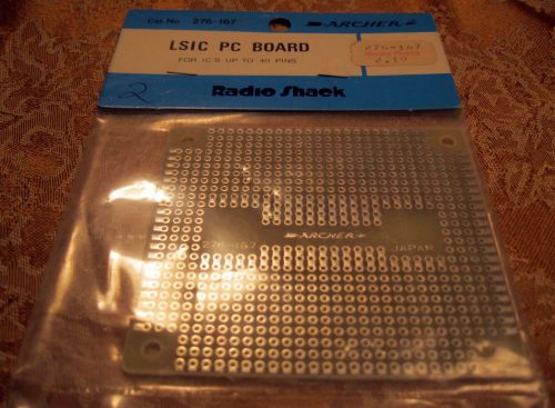 Archer Radio Shack 276-167  lsic pc board for ic up to 40 pins