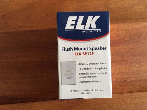 ELK ELK-SP12F Flush Mount Speaker 32 ohms 12 watts (white) #2237