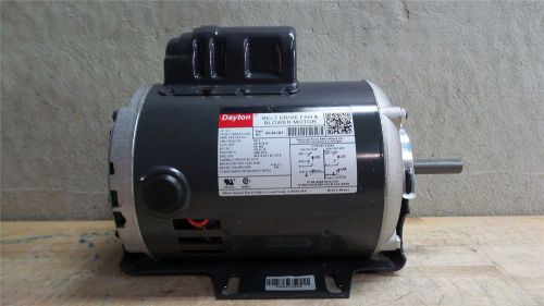 Dayton 1/3 HP 1725/1425 RPM 115/230V Belt Drive Motor