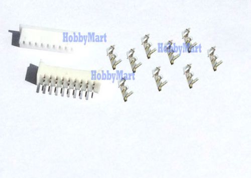 Micro JST 1.25mm T-1 9-Pin Female ,Male Housing Connector Plug  x 50 SETS