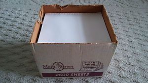 2300 sheets continuous computer paper 18 lb.single part 9 1/2&#034; x 11&#034;-dot matrix for sale