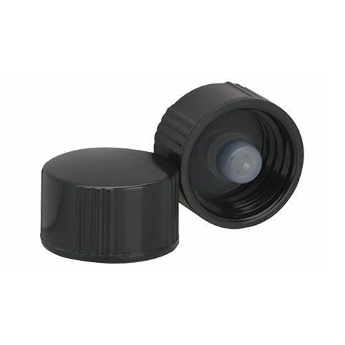 Wheaton 239249 Black Phenolic Screw Cap with PE Poly-Seal Liner, 13-425 Size