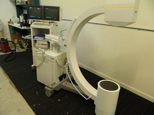 Siemens siremobil compact l c-arm x-ray fluoroscopy w/ dual monitor cart for sale