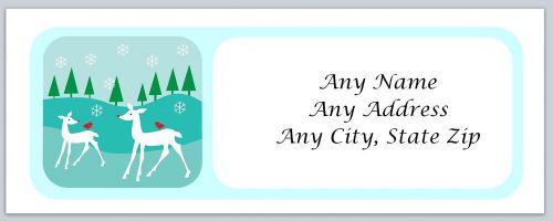30 Personalized Address Labels Christmas Buy 3 get 1 free (ac439)