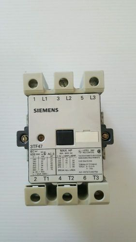 Siemens 3 Pole 80A Contactor      3TF4722-OAP6
