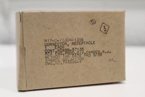Rca canon n17-c-73304-1318 receptacle connector j-1709 744589-4 dpd-f14-34s-1g for sale