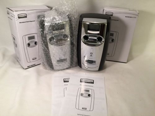 2 Microburst Duet Commercial Automatic Odor Control Dispenser /s  Black Silver