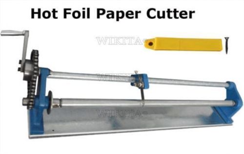 Foil Paper Cutter Hand Cutting Machine Paper Roll Slitter Hot Stamping P