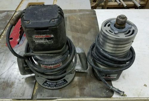 Porter-Cable 75192 Production Router Motors (2) and 75361 Router Base (1)