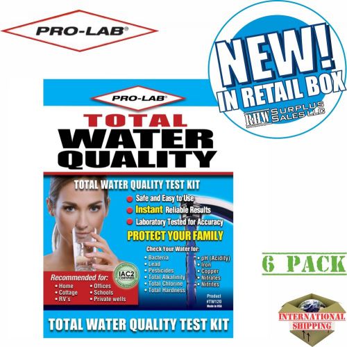 Pro-lab tw120 total water quality test kit (6 pack) for sale