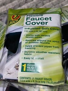 (7) Duck Flexible Outdoor Faucet Cover Winter Insulation Soft Cover 7.5&#034; x 8.75&#034;