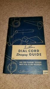 Howard Sams Dial Cord Stringing Guide - 1938 to 1947 Radios