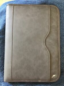 ROOCASE Gray Syn Leather Case 8&#034; x 10.75&#034;