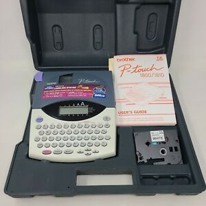 Brother PT-1800/1810 P-Touch Label Maker Printer w Case Manual Accessory TESTED 