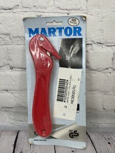 MARTOR PLASTIC SHEET CUTTER RED KNIFE SHRINK WRAP TOOL VINTAGE NOS