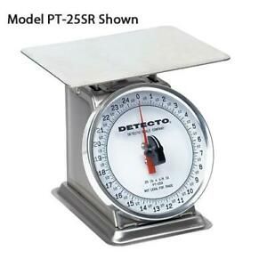 Detecto - PT-25-R - 25 lb x 1/8 lb Mechanical Scale