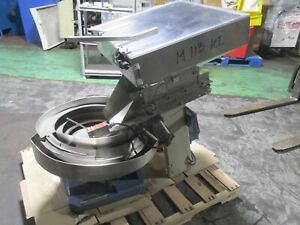 #5 - Pioneer 26&#034; Stainless Vibratory Bowl Parts Feeder, Hopper &amp; Motor Controls!