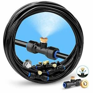 homenote Misting Cooling System, 26FT (8M) Misting Line + 7 Brass Mist Nozzles +