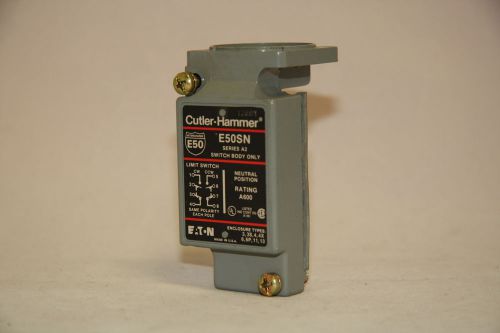 Cutler Hammer E50SN Limit Switch Contact Body 600V Nema B600 Pilot Duty New