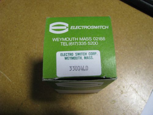 ELECTRO SWITCH ROTARY SWITCH # 33004LD NSN: 5930-00-238-2661