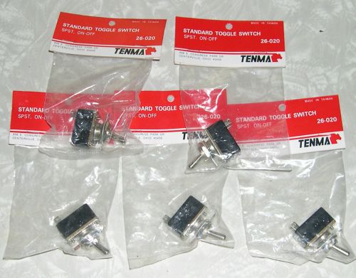 Tenma/MCM SPST Toggle Switch #26-020 lot of 5