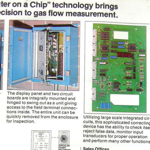 VTG Rockwell International 1977 Gas Flow Computer sales brochure AD pressure