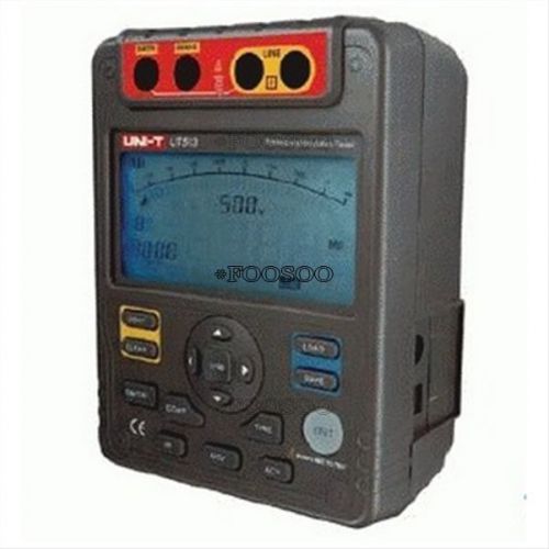Tester uni-t digital resistance insulation meter new with carry case ut513 for sale