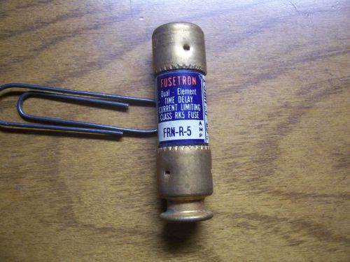 BUSS FUSETRON FRN-R-5 FUSES - 5 AMP / 250V / TIME-DELAY / CLASS RK5