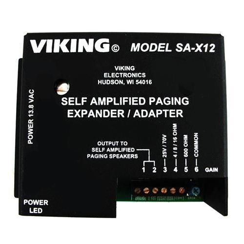 VIKING SA-X12 SELF AMPLIFIED PAGING SYSTEM EXPANDER