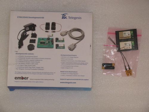 Telegesis etrx2dvk complete zigbee development kit, ember meshing technology for sale