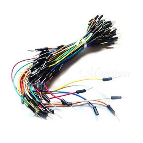65Pcs Male to Male Solderless Breadboard Jumper Cable Wires For Arduino MSYS
