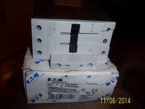 New eaton cutler hammer contactor dilm40 xtce040d00t for sale