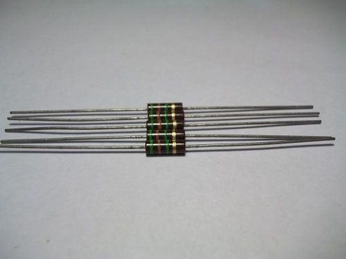 5pcs 5.1 Meg ohm .50W 1/2W 5% Carbon Comp Resistor Allen Bradley USA SELLER