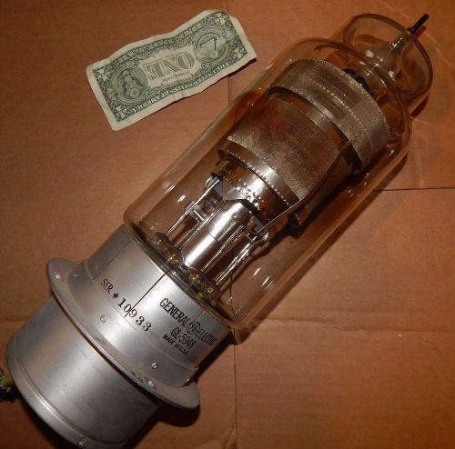GIANT TUBE GENERAL ELECTRIC GL 5948 FROM KUTHE LABORATORIES THYROTRON WORKS GOOD