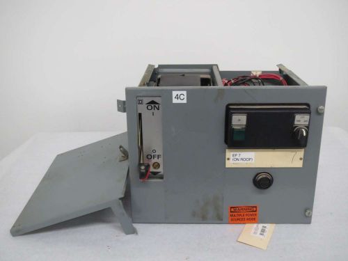 Square d 8536 sco3 starter size1 600v 10hp disconnect fusible mcc bucket b335568 for sale
