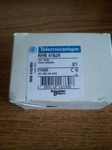 Relay, Telemecanique, 24V/60Hz, RHN416JV, Stock 162-001