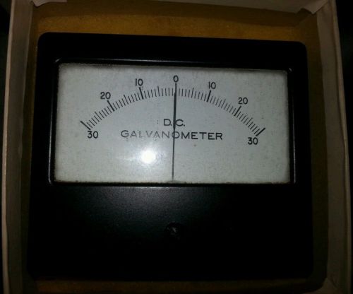 Weston DC MA; Galvanometer; milliamp., 0-3; model # 1931; new in box. NOS