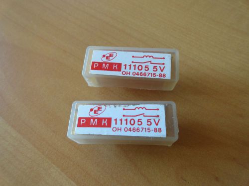 Relay Switches  Normal Open RMK-11105 5V Coil LOT of 2pcs