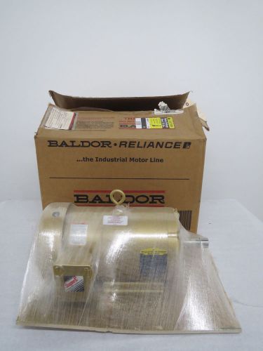 New baldor em3614t ac 2hp 208-230/460vac 1170rpm 184t 3ph electric motor b334401 for sale