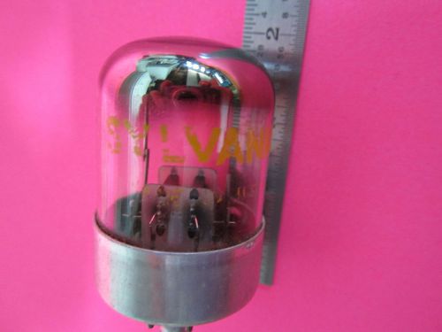 VACUUM TUBE RADIO VALVE SYLVANIA 7F8 removed from working unit Sold as is