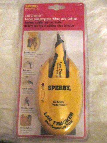 SPERRY LAN TRACKER - DATA LINES, COAX, TELEPHONE, STANDARD WIRE BRAND NEW