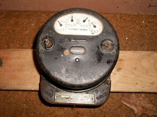 Antique Turn of the Century GE Watthour Meter