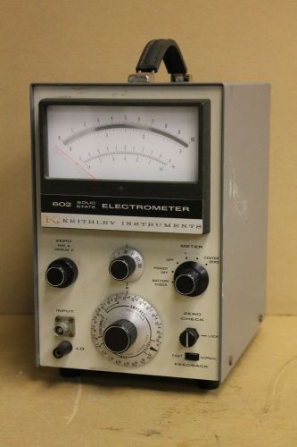Electrometer, Measure volt, amp, ohm, charge, 602 Kethley