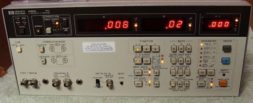 Hp - agilent 4280a 1mhz c meter/c-v plotter w with option 001! calibrated ! for sale