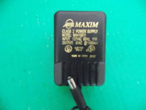 AC Power Adapter Supply MAXIM MA410611 For Raffel Tranqil-Ease 11W 6V