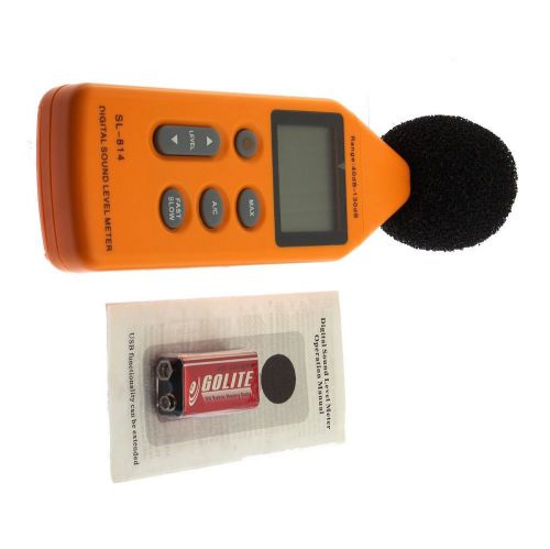 Mini Digital LCD Sound Noise Level Meter Tester 40~130dBA Decibel Pressure new