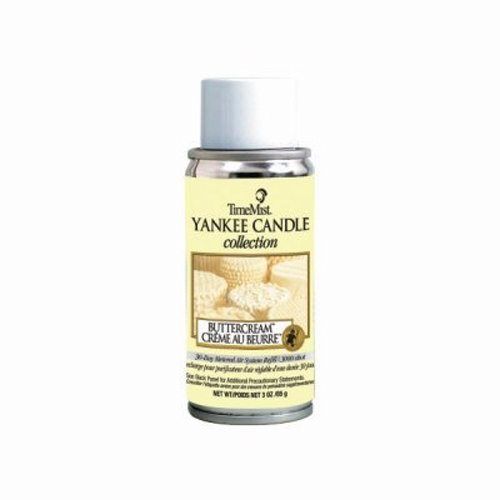 Yankee Candle TimeMist 3000 Buttercream Refill, 12 Refills (TMS 815200TMCACT)