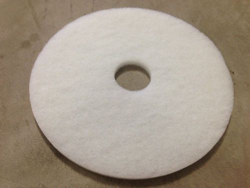 13&#034; White Super Polish Pads - Case of 5 pads