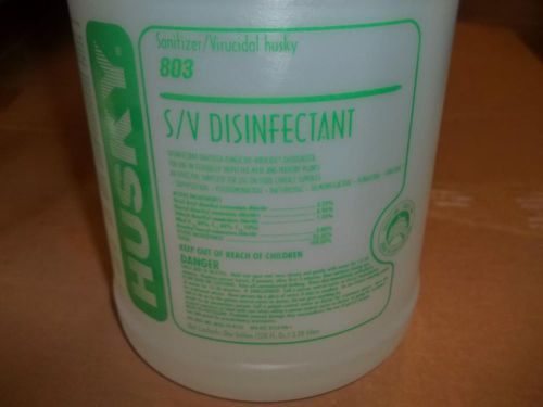 (3) 1 Gallon Husky 803 S/V Disinfectant Cleaner Concentrate Virucide Food Safe